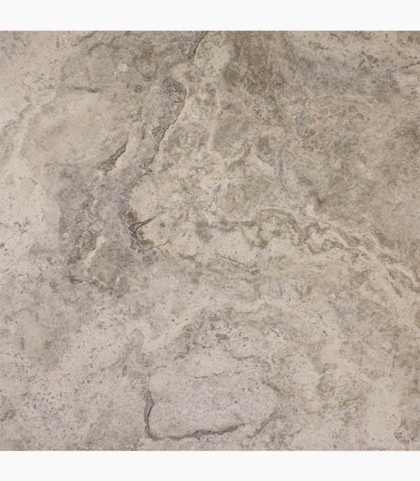 18x18 SILVER Filled-Honed Travertine TILE