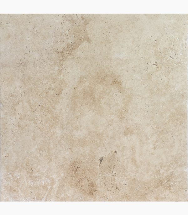 24x24 IVORY Tumbled Travertine PAVER