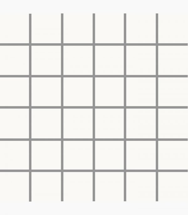 2x2 MARJINAL WHITE Glossy Porcelain MOSAIC