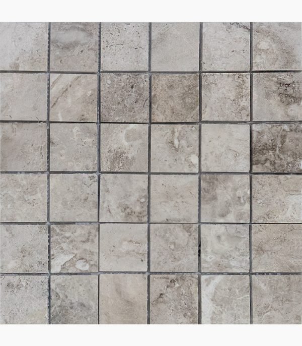 2x2 TALYA GRAY Honed Marble MOSAIC