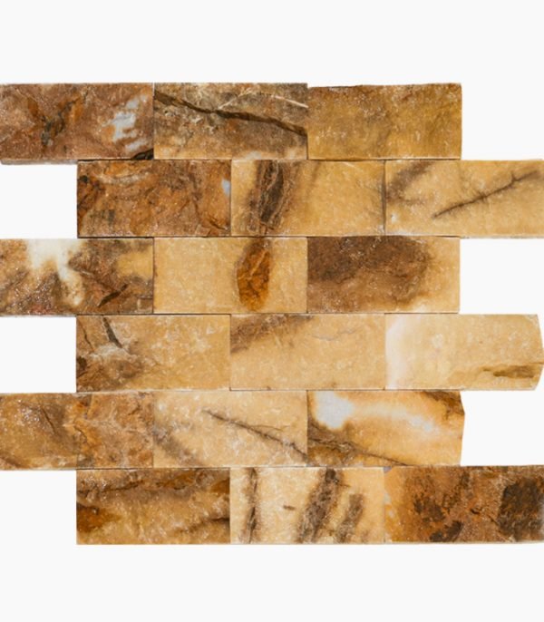 2x4 PICASSO Splitface Marble MOSAIC