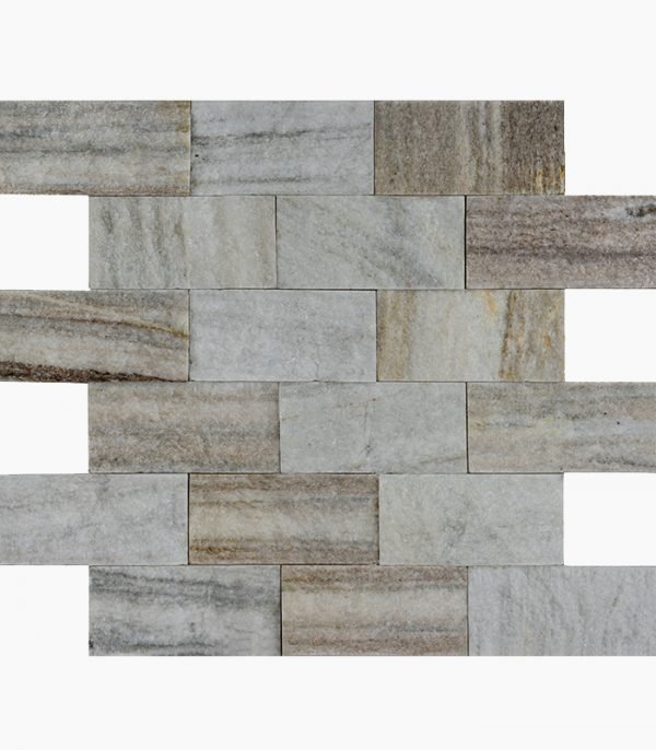 2x4 SKYLINE Splitface Marble MOSAIC