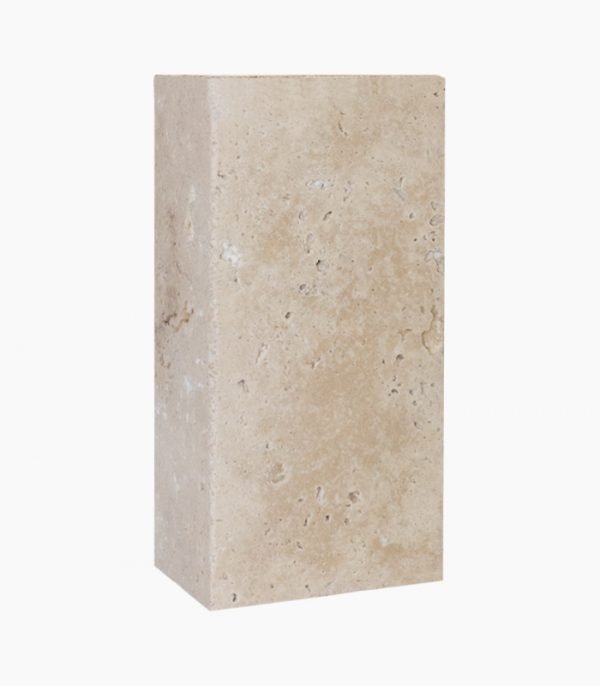 4x8 IVORY Tumbled Travertine THICK PAVER