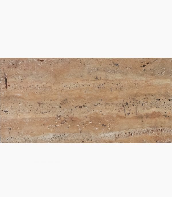 6x12 SAVANNAH SUNSET Tumbled Travertine PAVER